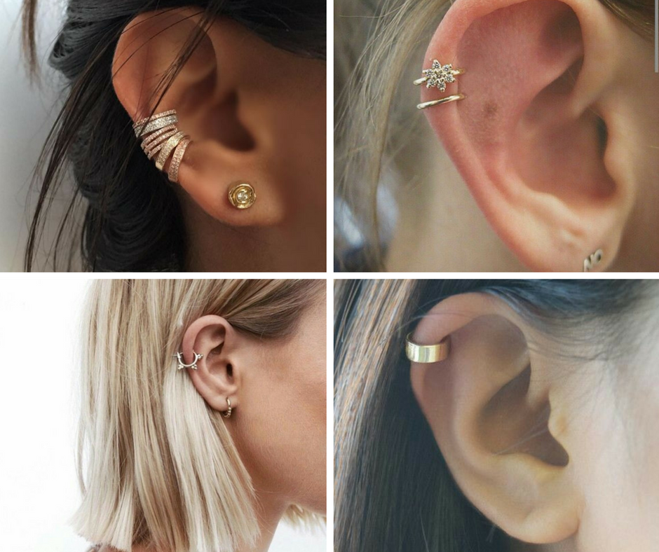 Ear Cuffs Are The No-Piercing-Required Way To Play With Your Style