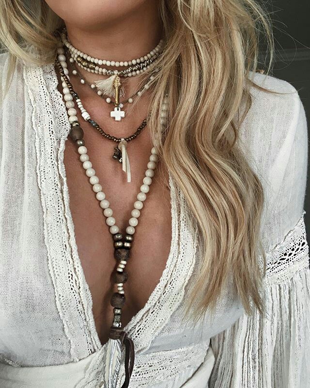 Beaded Layered Necklace