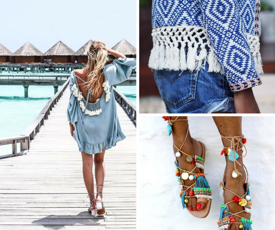 Boho chic summer outlet outfits