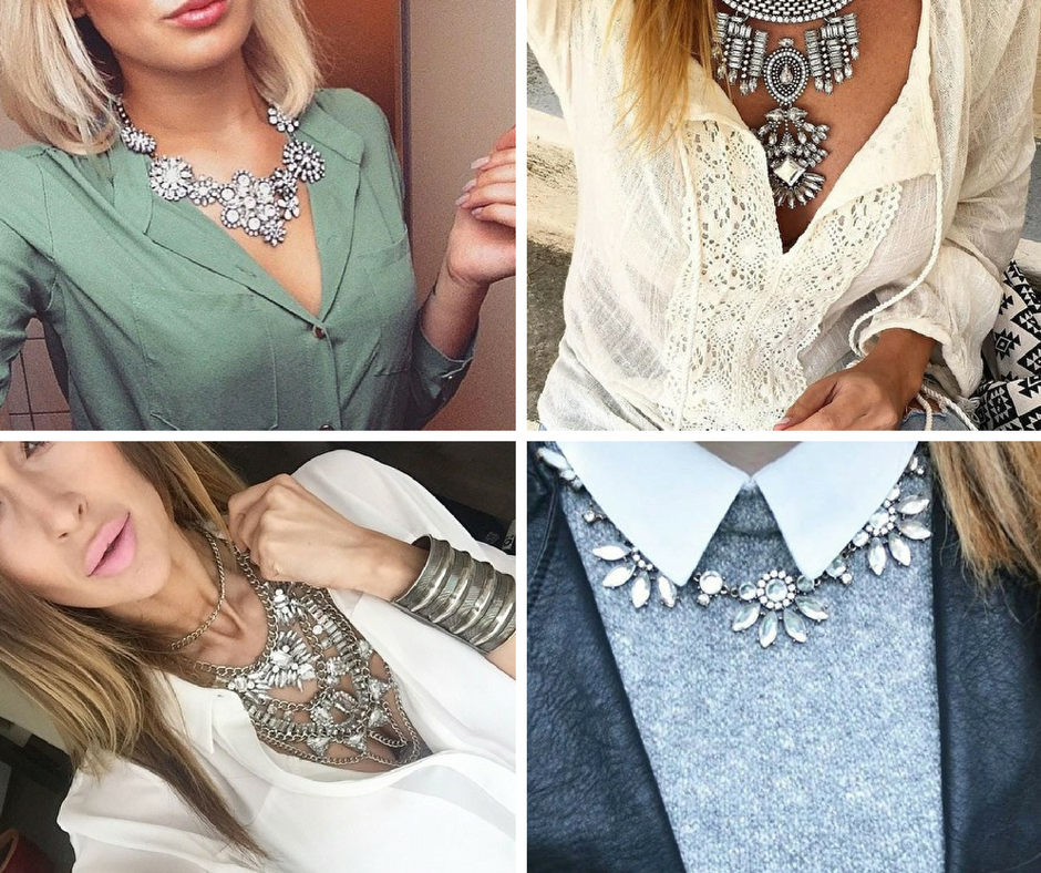 Choosing Necklace According To The Neckline Of Your Outfit - Blingvine