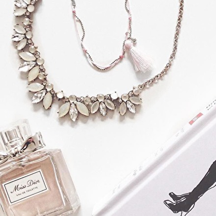 Floral Statement Necklace, perfume