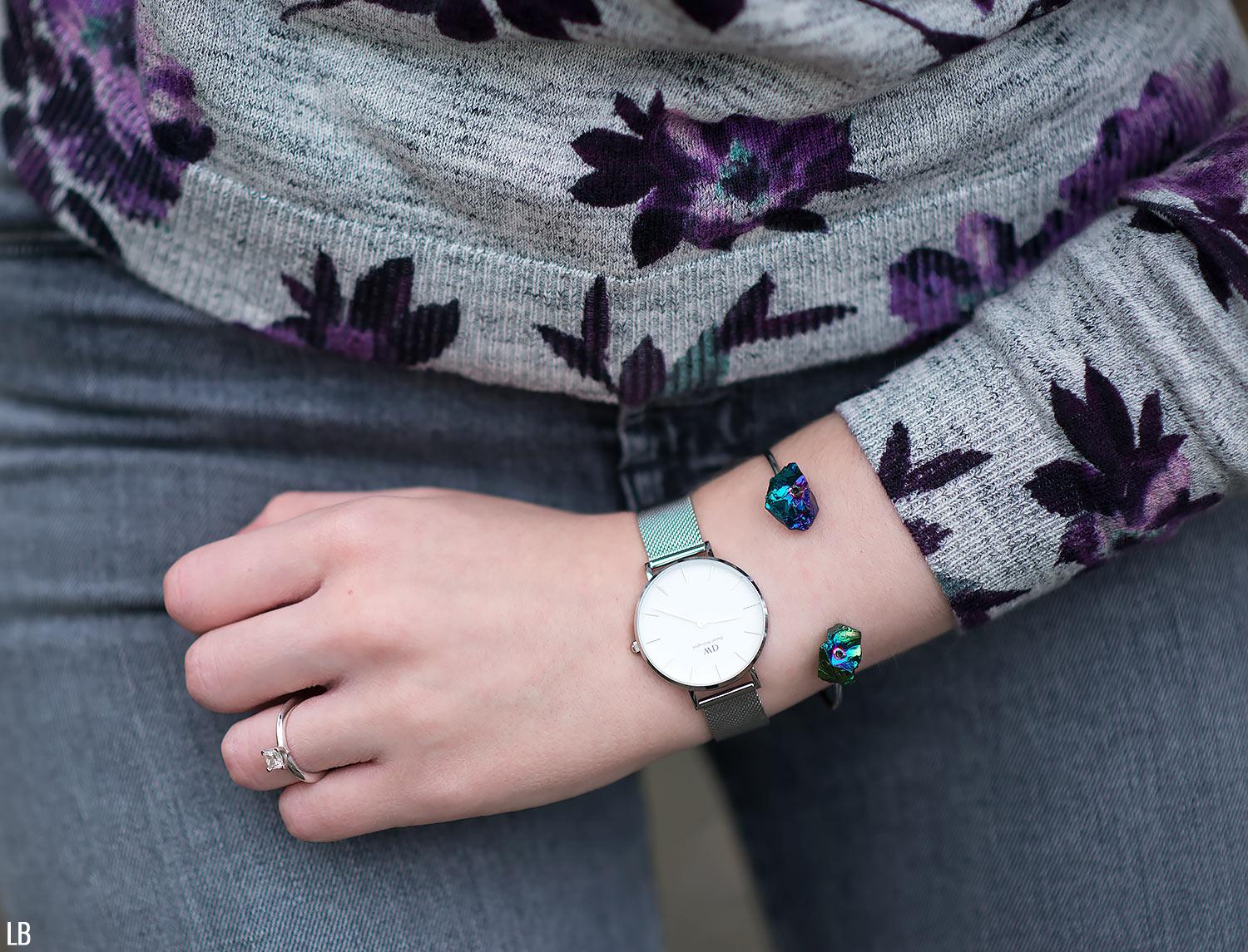 Druzy bangle bracelet