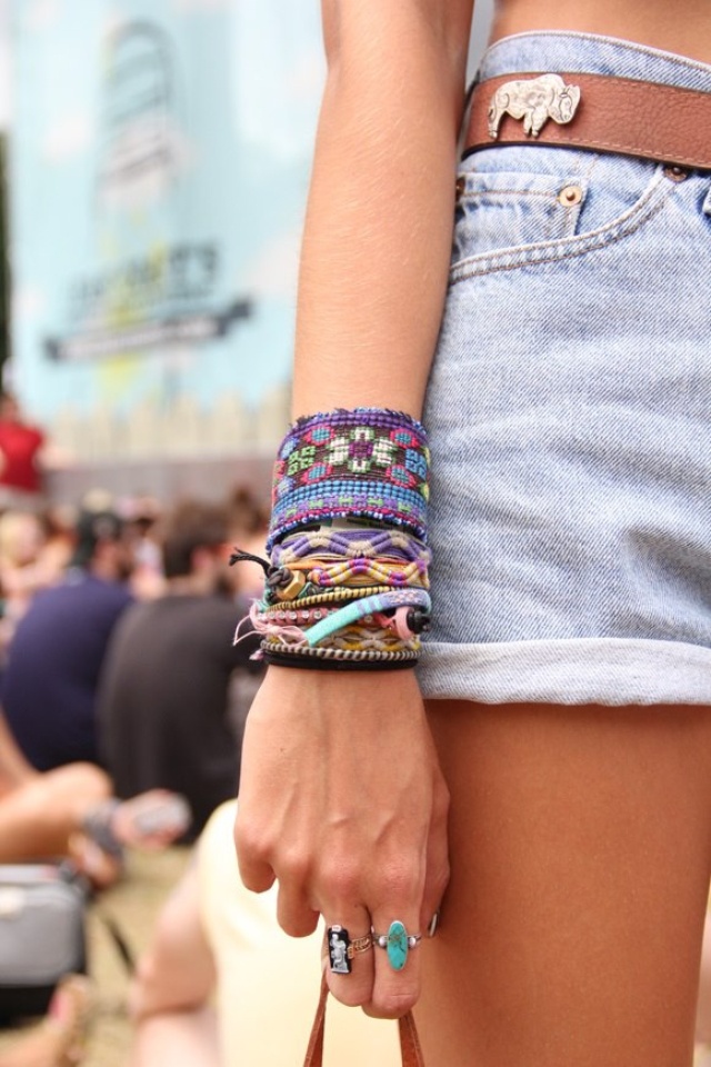 Bohemian bracelets, stacked bracelets