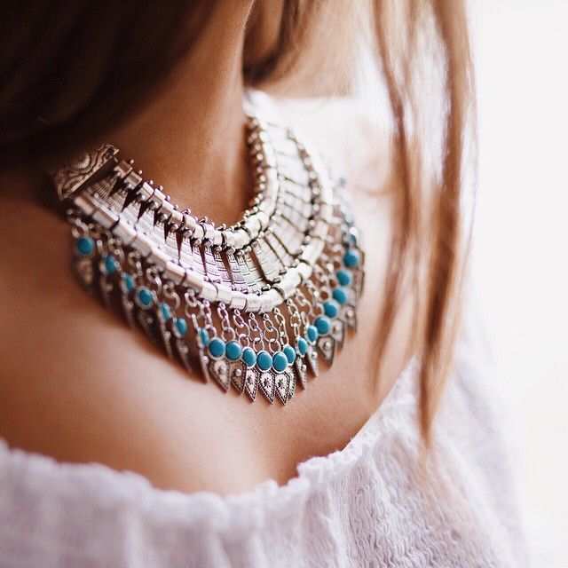 Bohemian 2024 statement necklace