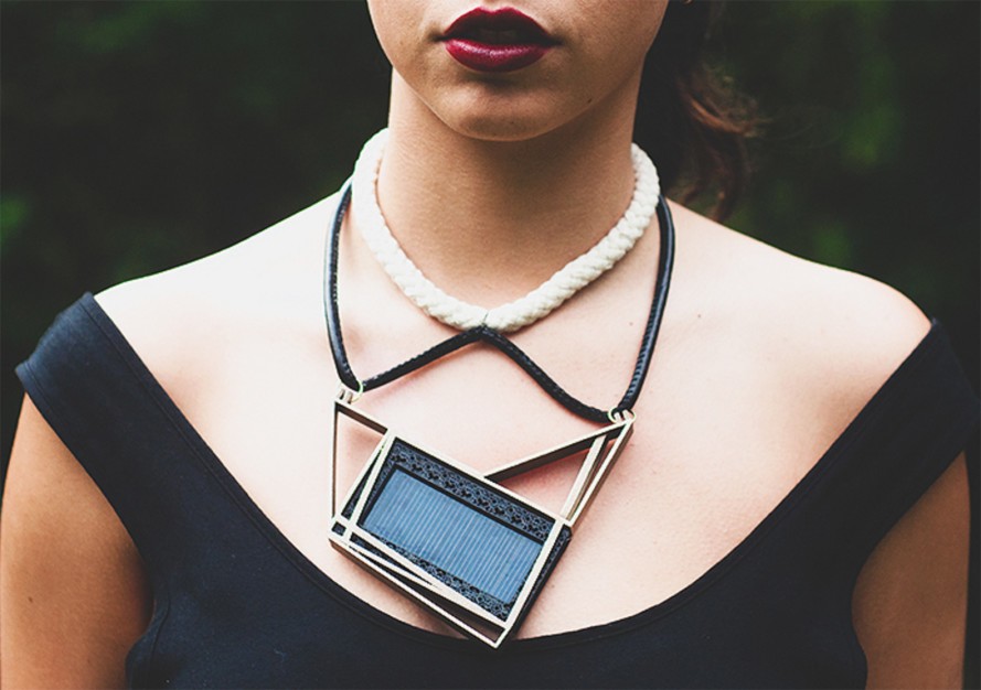 Art inspired necklaces, Contemporary jewelry