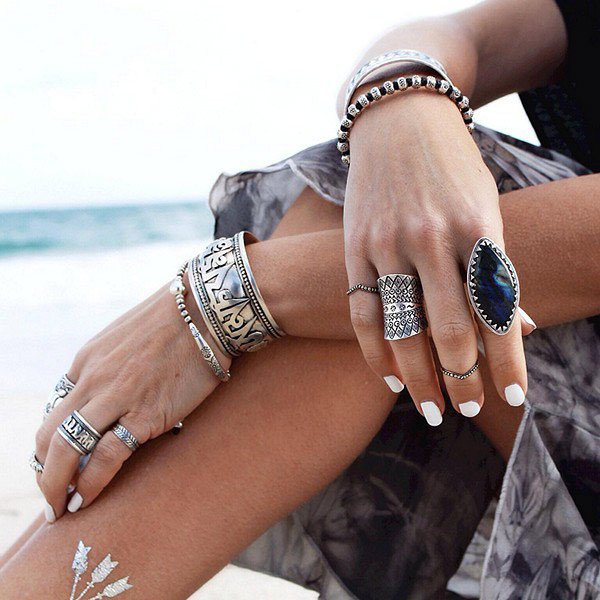 Boho rings