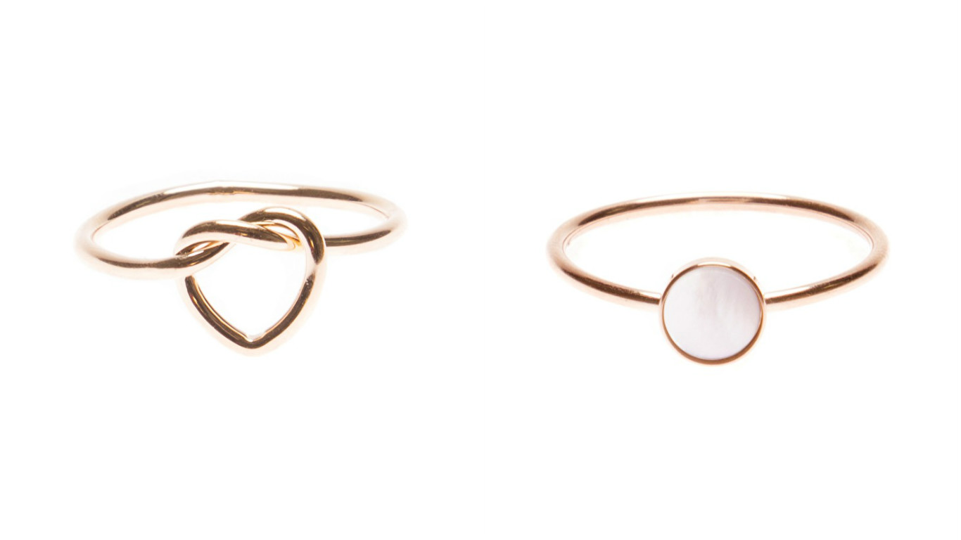 Delicate rings, cute rings