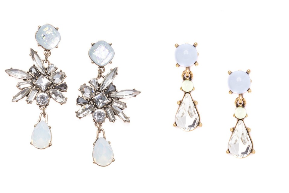 These two pairs of earrings are very appropriate for elegant occasions