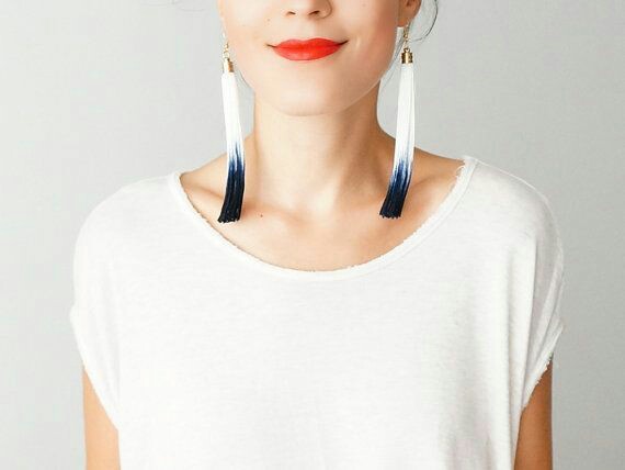 Fashion earrings, tassel earrings