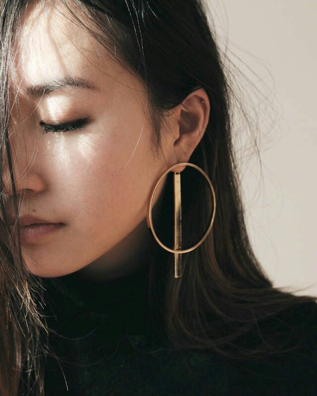 Geometrical Hoop Earrings