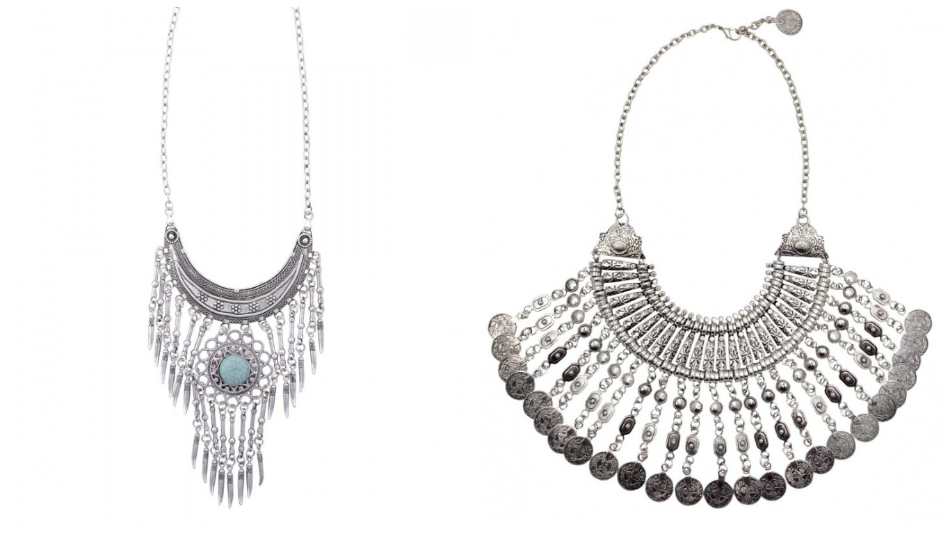 Statement boho necklace, fashion necklaces