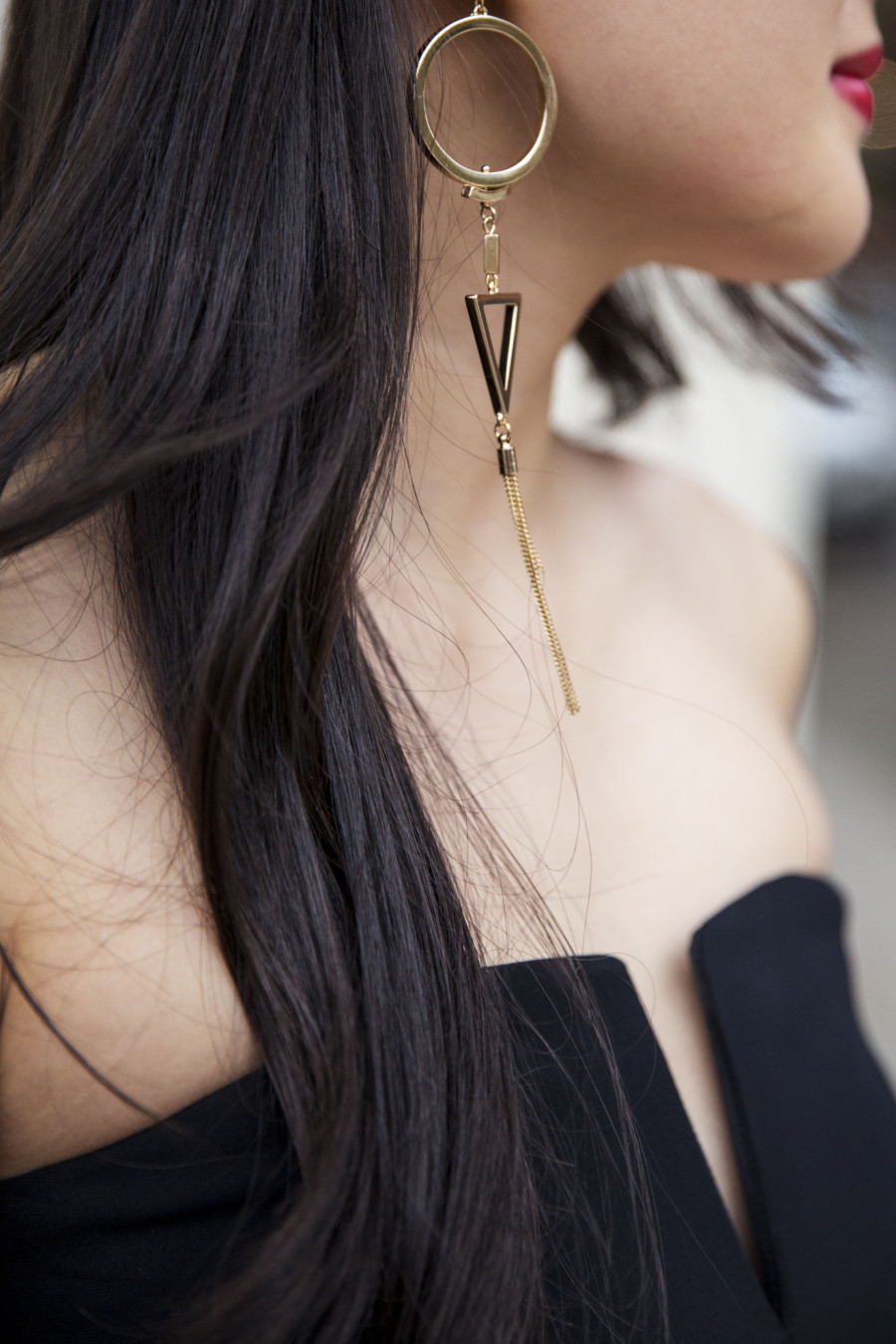 Statement geometric earrings