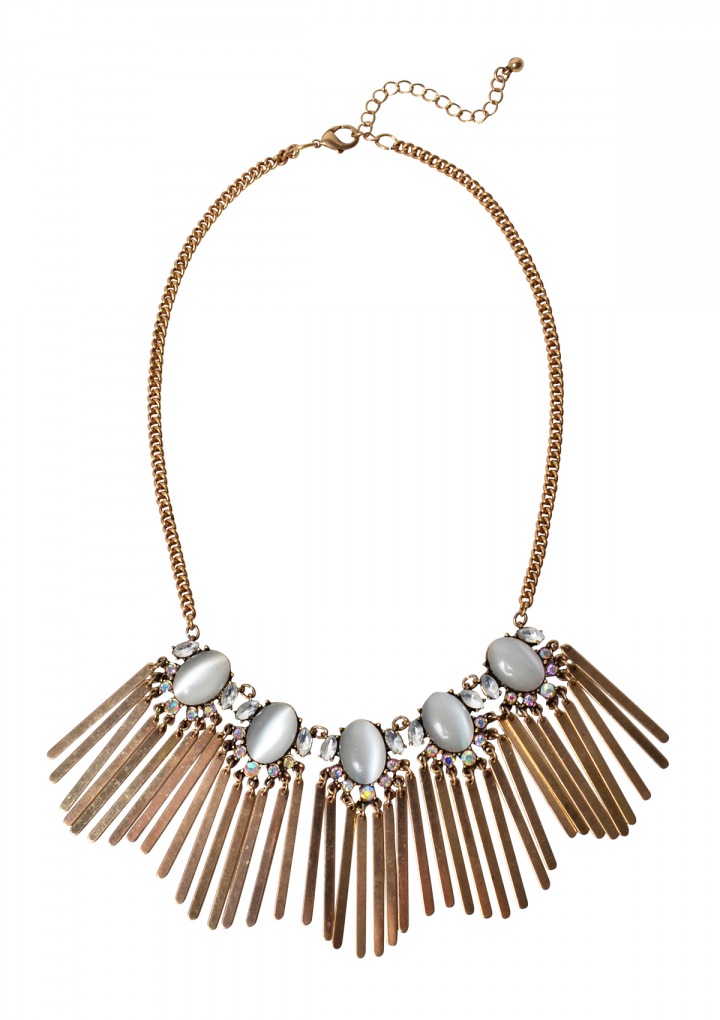 Gold boho necklace. gold necklaces