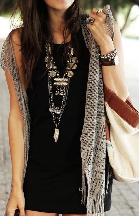 Long chunky necklaces