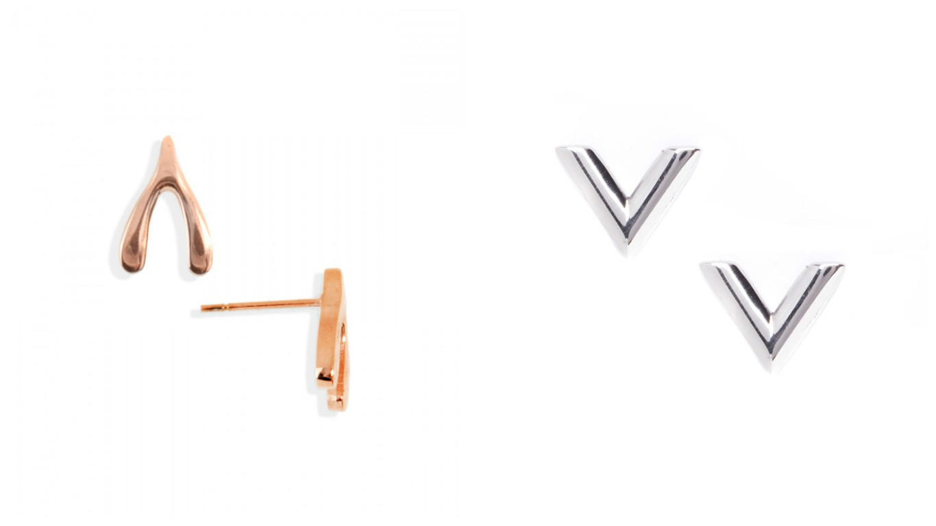 Minimalist stud earrings