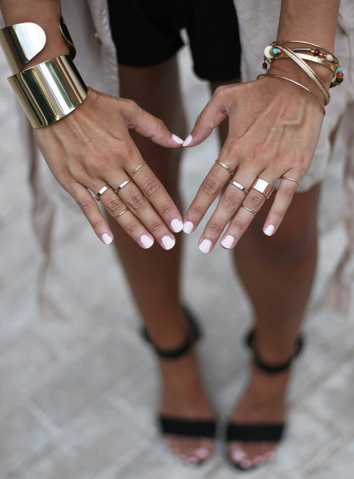 Tube Rings and Arm Cuffs, Delicate Rings