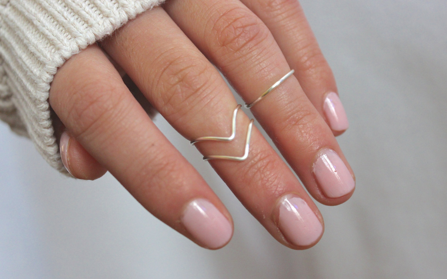 Cute ring sets, midi rings