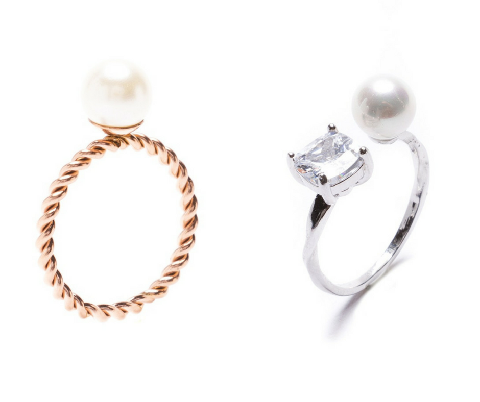 Pearl rings for women