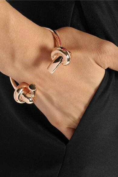 Rose gold bracelet, cuff bracelet