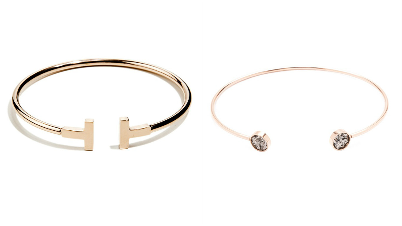 Rose gold bracelets, minimalist bracelets, delicate bracelets