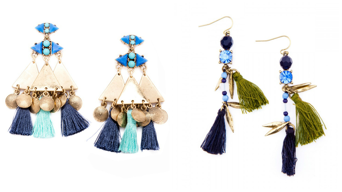 Boho tassel earrings