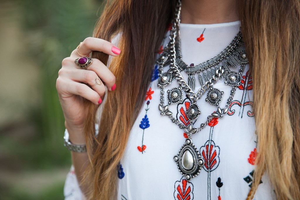 Statement boho necklace